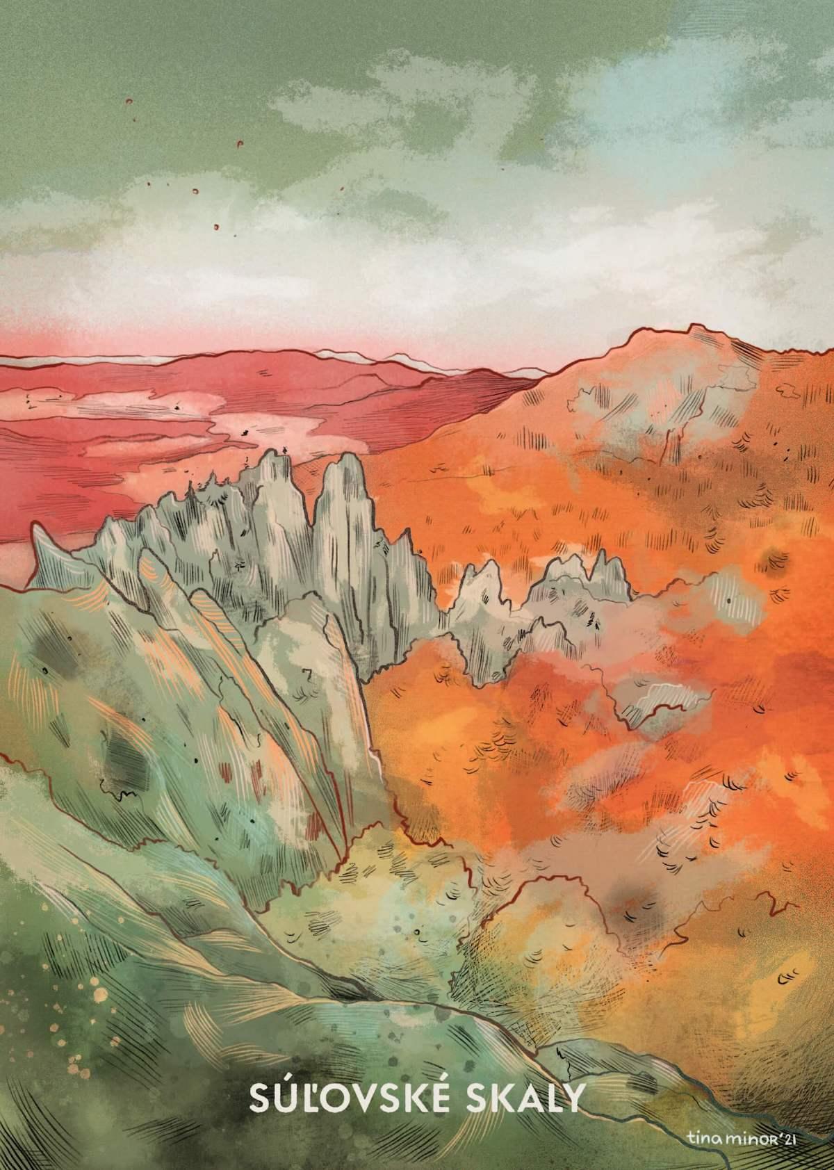 Súľovské skaly – Tina Minor