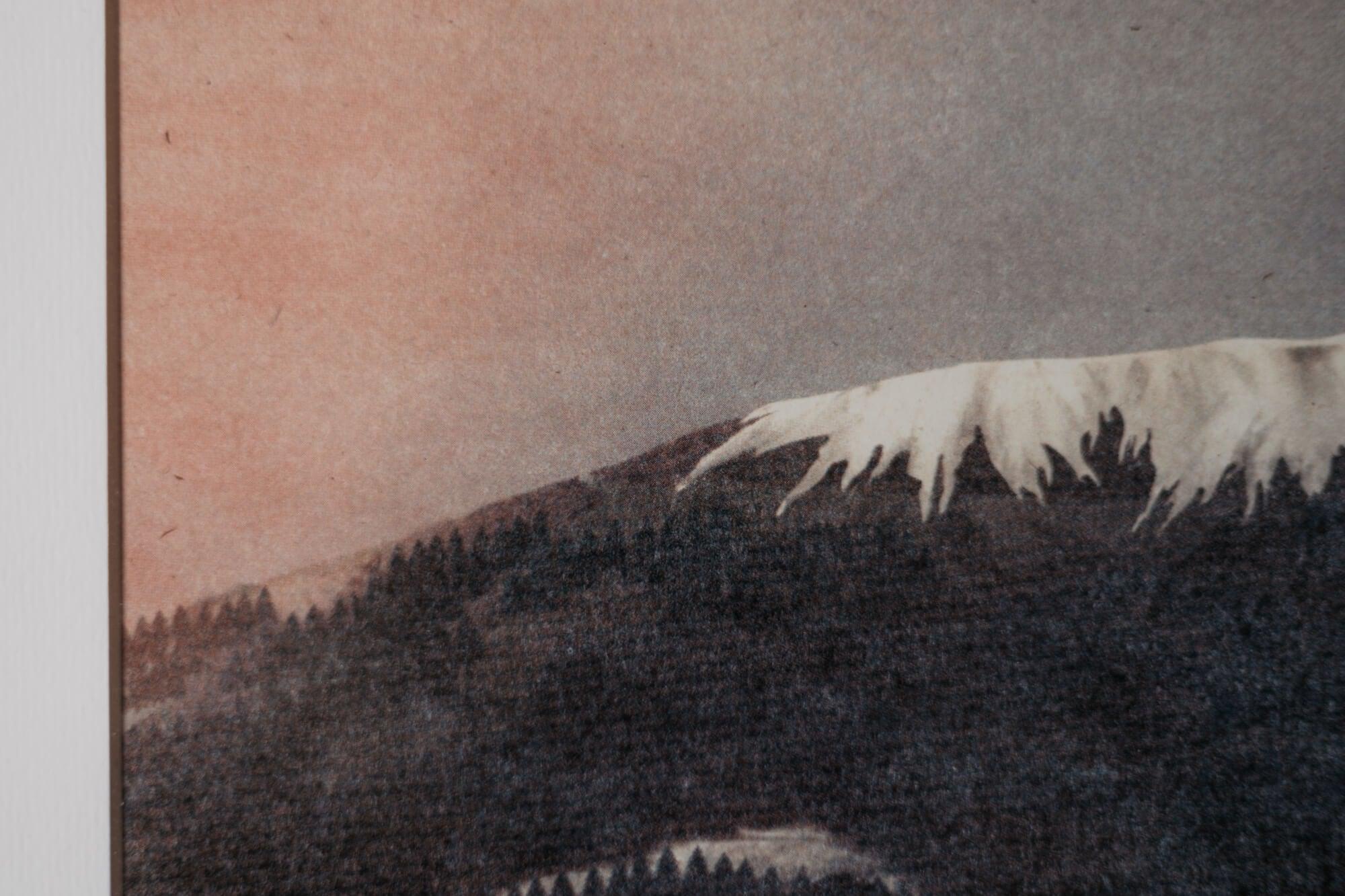 Poustr: Babia hora, poctivý slovenský plagát, Orava, Oravská priehrada, Babia Góra, Beskydy, Námestovo