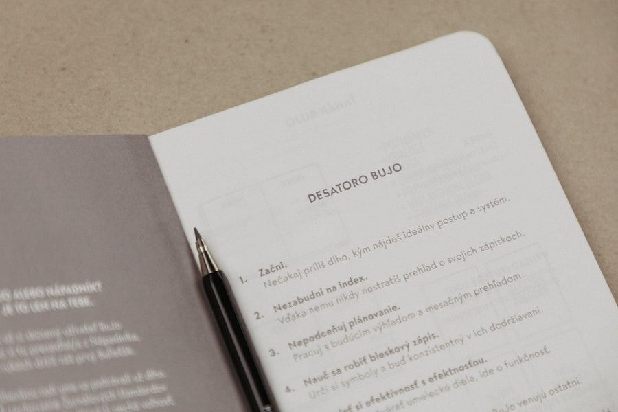 System and freedom in writing? Discover the Bullet Journal Method