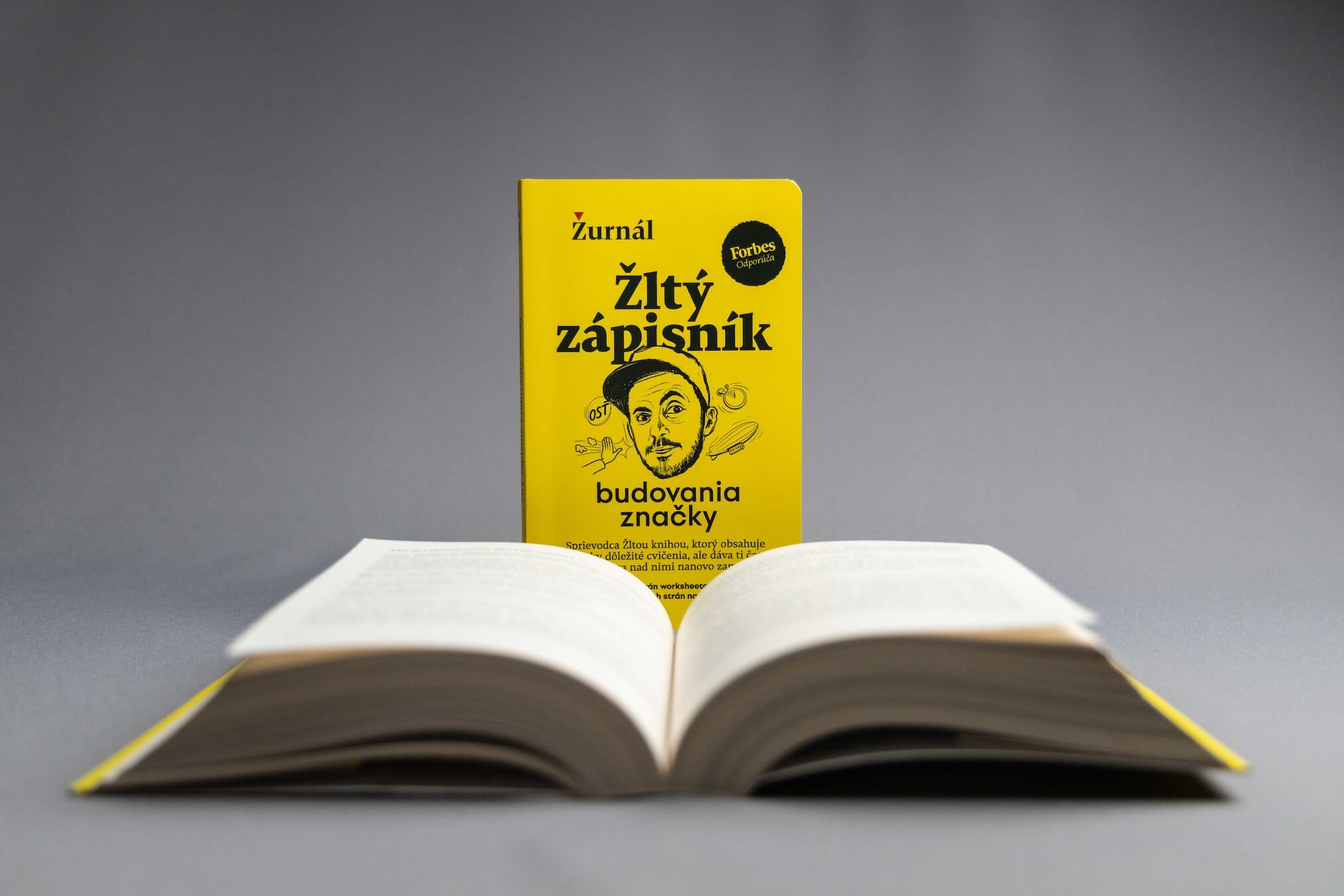 Yellow notebook of branding